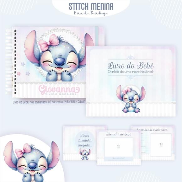 Arquivo Digital - Kit Maternidade - Stitch Menina