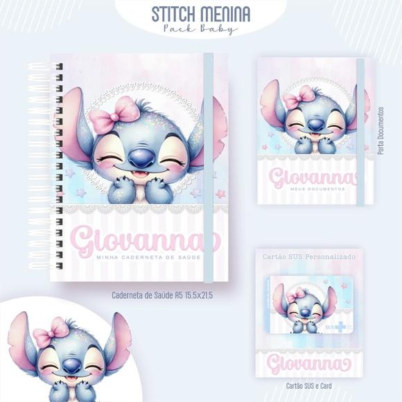 Arquivo Digital - Kit Maternidade - Stitch Menina
