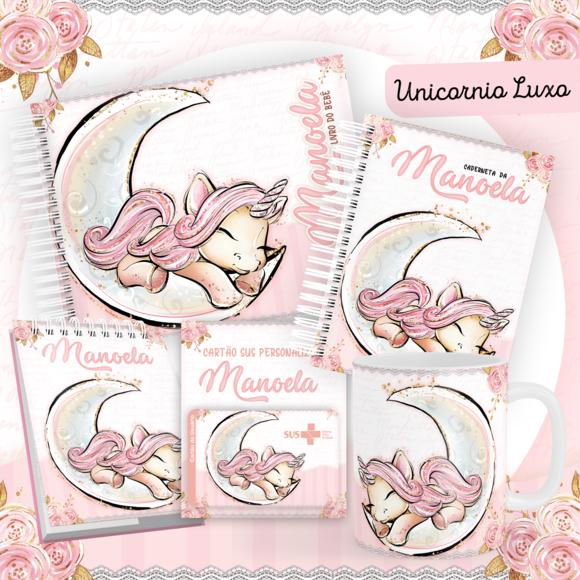 Arquivo Digital - Kit Maternidade - Unicornio Luxo