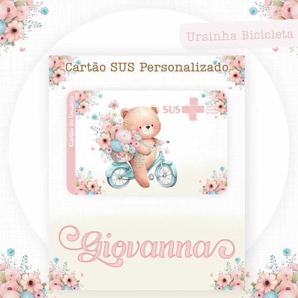 Arquivo Digital - Kit Maternidade - Ursinha Bicicleta