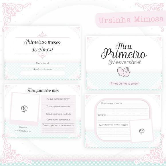 Arquivo Digital - Kit Maternidade - Ursinha Mimosa