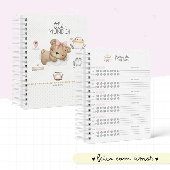 Arquivo Digital - Kit Maternidade - Ursinha Nuvem 04