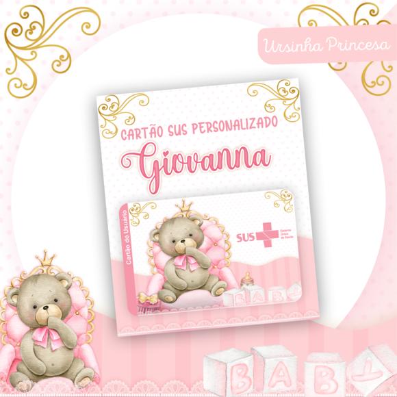 Arquivo Digital - Kit Maternidade - Ursinha Princesa 03