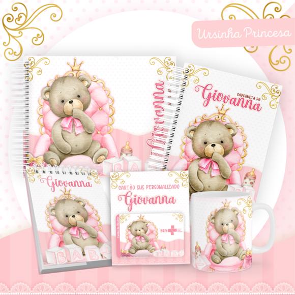 Arquivo Digital - Kit Maternidade - Ursinha Princesa 03