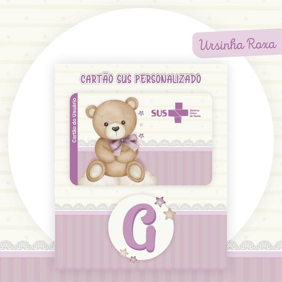 Arquivo Digital - Kit Maternidade - Ursinha Roxa