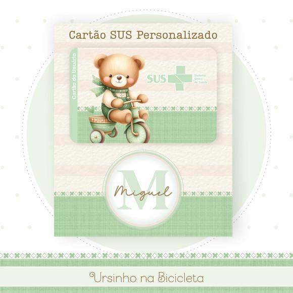 Arquivo Digital - Kit Maternidade - Ursinho Bicicleta