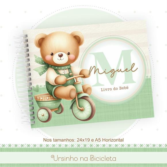 Arquivo Digital - Kit Maternidade - Ursinho Bicicleta