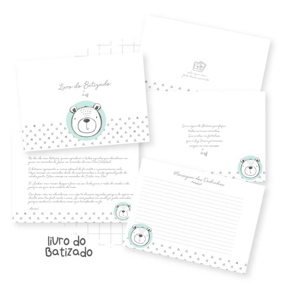Arquivo Digital - Kit Maternidade - Ursinho Escandinavo