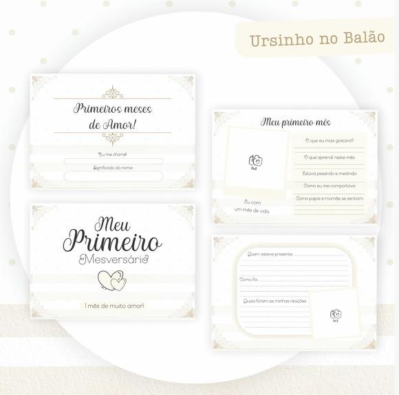 Arquivo Digital - Kit Maternidade - Ursinho no Balao