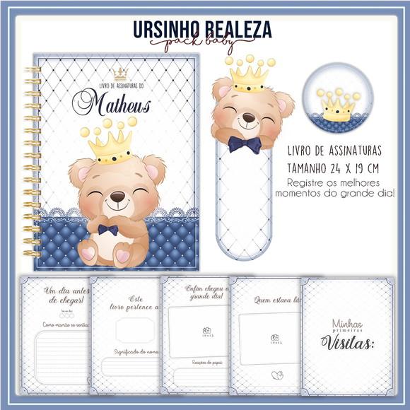 Arquivo Digital - Kit Maternidade - Ursinho Realeza