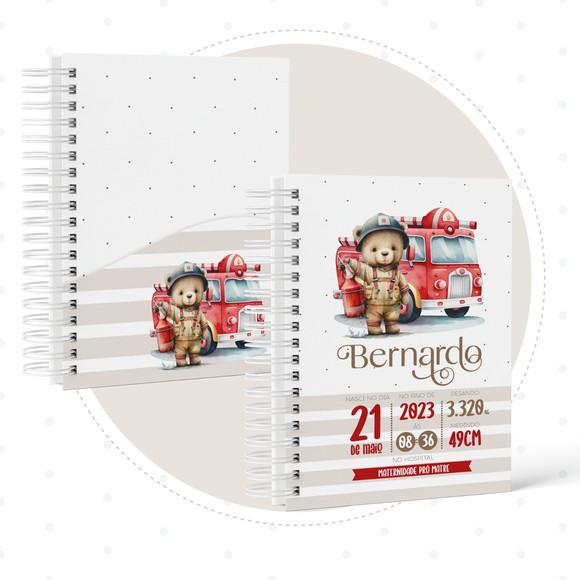 Arquivo Digital - Kit Maternidade - Urso Bombeiro T05