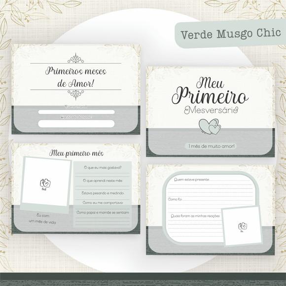 Arquivo Digital - Kit Maternidade - Verde Musgo Chic