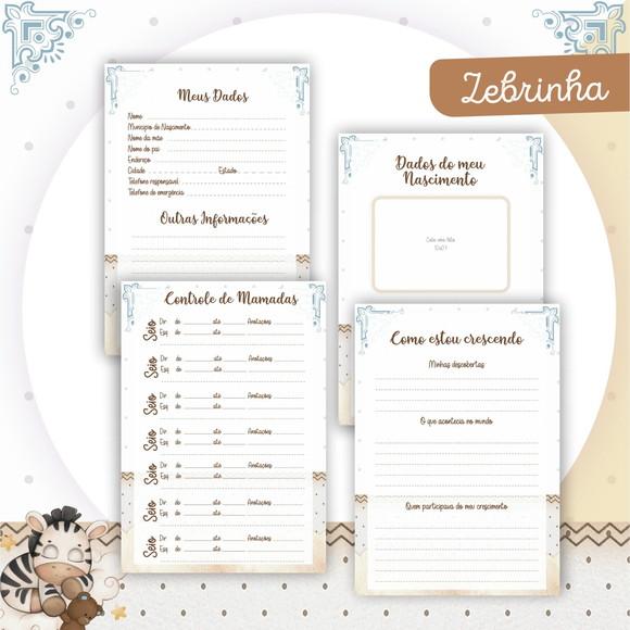 Arquivo Digital - Kit Maternidade - Zebrinha