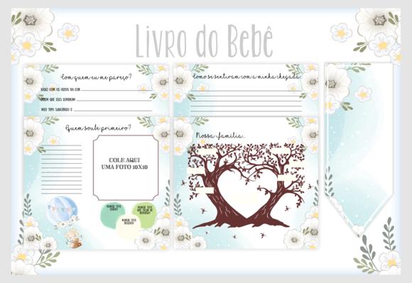 Arquivo Digital - Livro de Bebe - Girafinha Baloeira