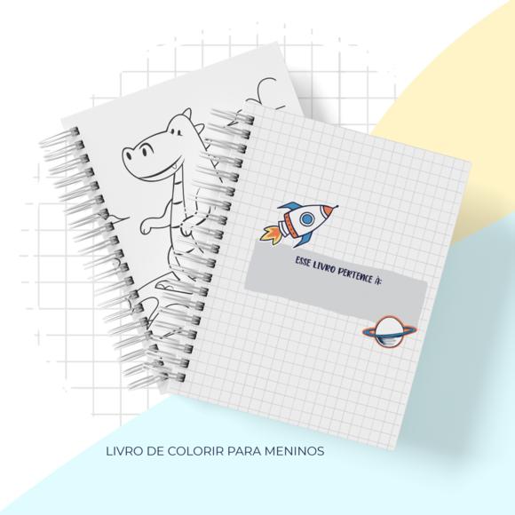 Arquivo digital - Livro de Colorir Menino