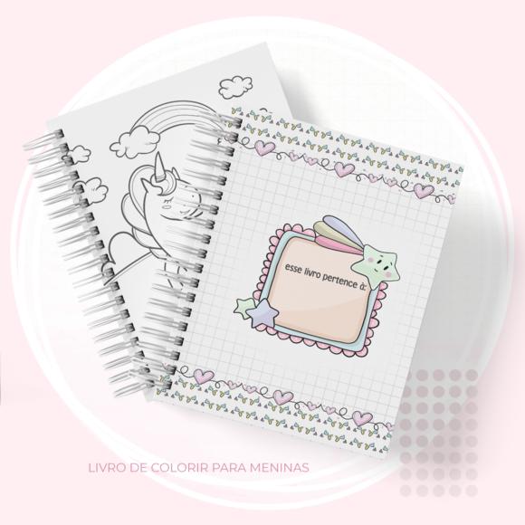 Arquivo Digital - Livro de Colorir Menina