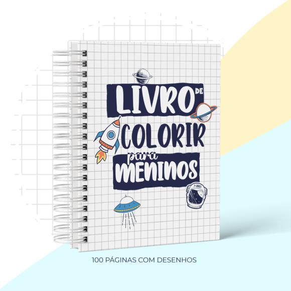 Arquivo digital - Livro de Colorir Menino
