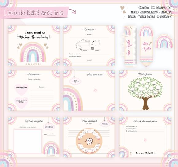 Arquivo Digital - Livro do Bebê - Arco Iris 01