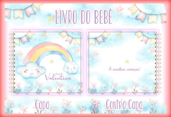 Arquivo Digital - Livro do Bebê - Arco Iris Aquarela