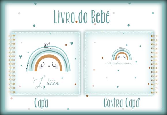 Arquivo Digital - Livro do Bebe - Arco Iris Minimalista Boy