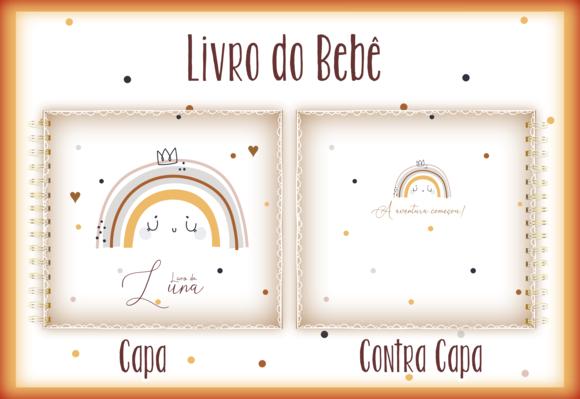 Arquivo Digital - Livro do Bebe - Arco Iris Minimalista Girl