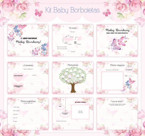 Arquivo Digital - Livro do Bebe - Baby Borboletas