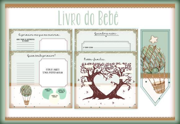 Arquivo Digital - Livro do Bebe - Balão Verde