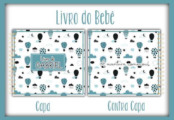 Arquivo Digital - Livro do Bebê - Balões Minimalista