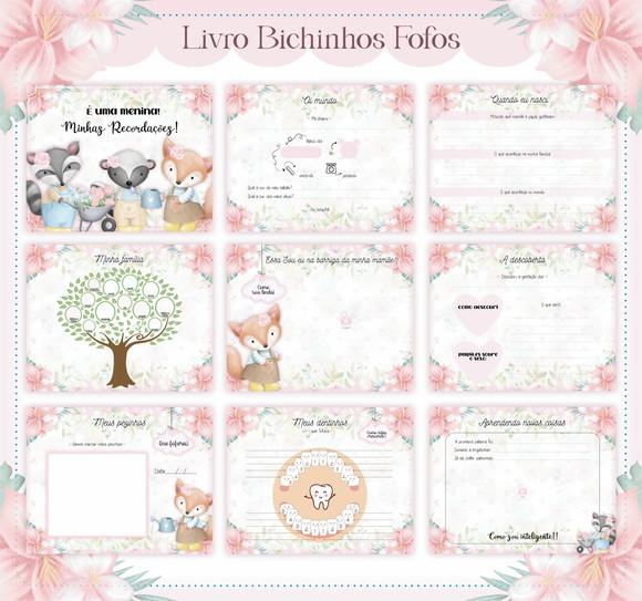 Arquivo Digital - Livro do Bebê - Bichinhos Fofos