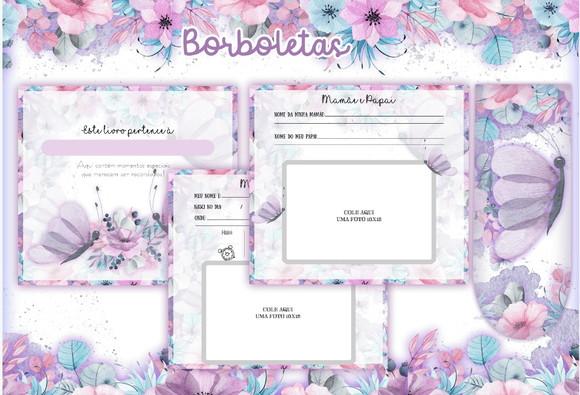 Arquivo Digital - Livro do Bebe - Borboletas 03