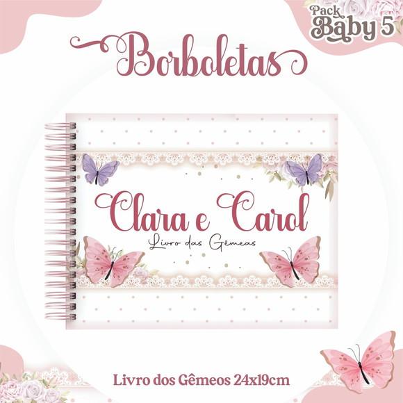 Arquivo Digital - Livro do Bebe - Borboletas Gemeas