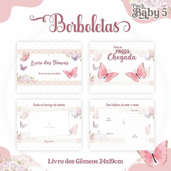 Arquivo Digital - Livro do Bebe - Borboletas Gemeas