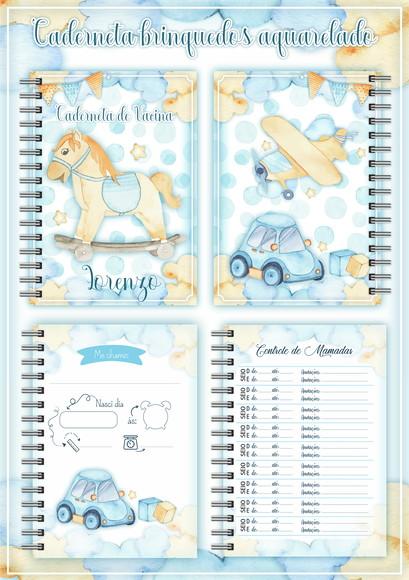 Arquivo Digital - Livro do Bebê - Brinquedos Aquarelado 03