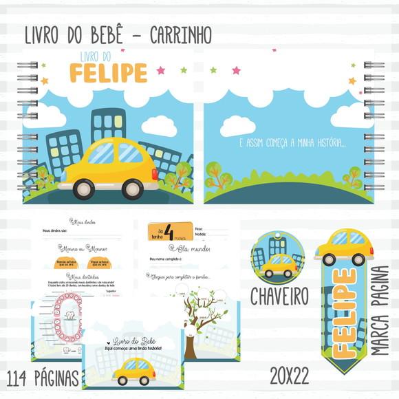 Arquivo Digital - Livro do Bebe - Carrinho 002