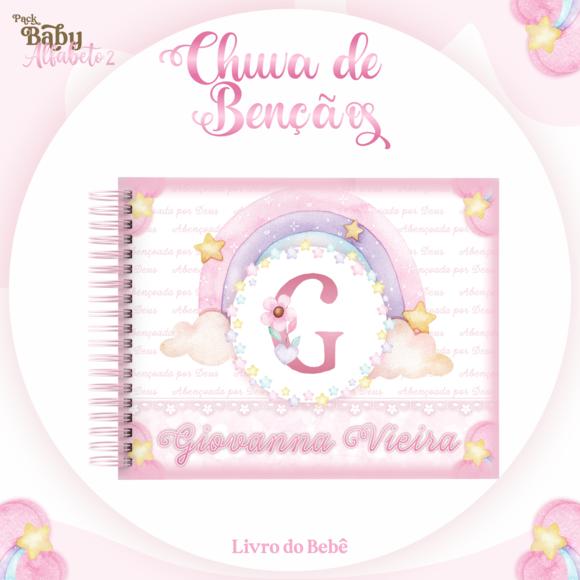Arquivo Digital - Livro do Bebê - Chuva de Amor Menina Alfab