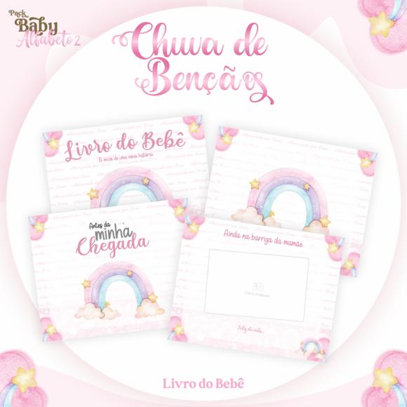 Arquivo Digital - Livro do Bebê - Chuva de Amor Menina Alfab