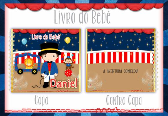 Arquivo Digital - Livro do Bebe - Circo Azul