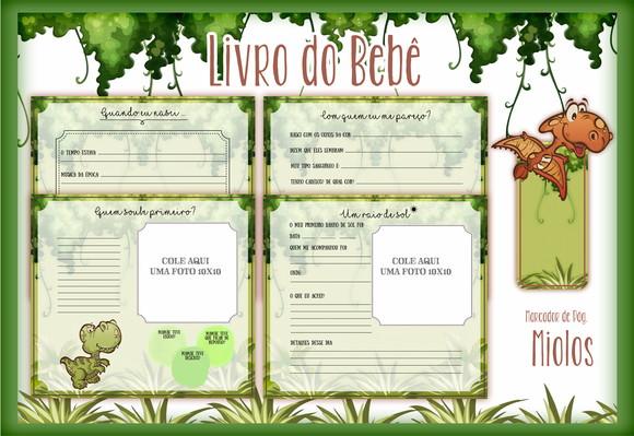 Arquivo Digital - Livro do Bebê - Dino Baby