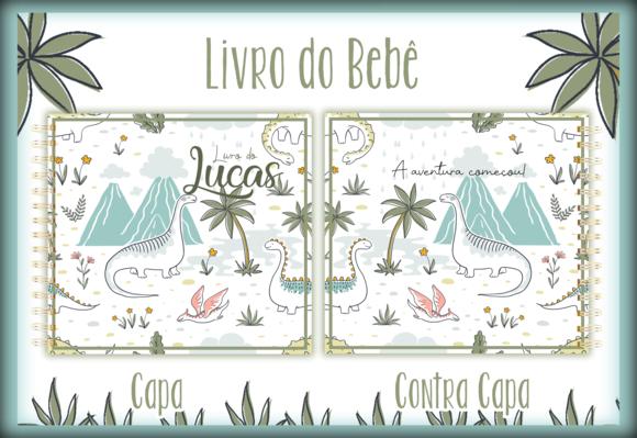 Arquivo Digital - Livro do Bebe - Dino Minimalista