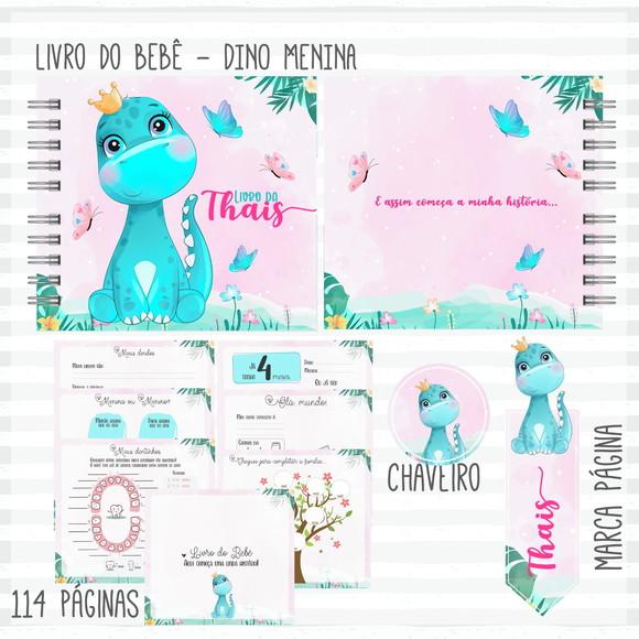 Arquivo Digital - Livro do Bebê - Dino Menina 03