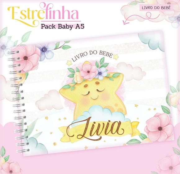 Arquivo Digital - Livro do Bebe - Estrelinha Menina