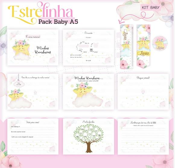 Arquivo Digital - Livro do Bebe - Estrelinha Menina