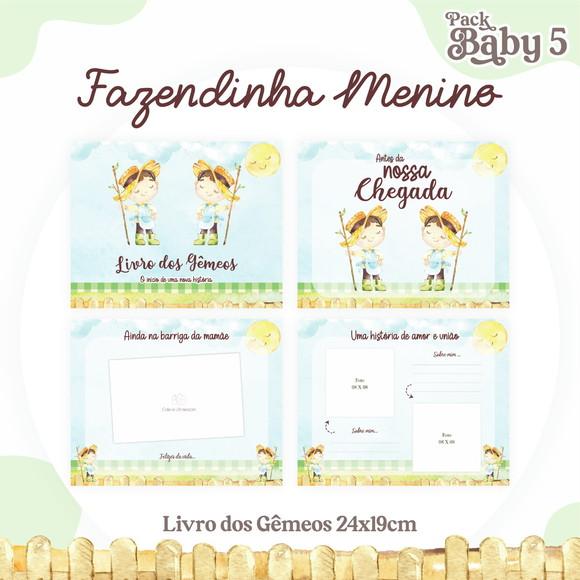 Arquivo Digital - Livro do Bebe - Fazendinha Gêmeos 02