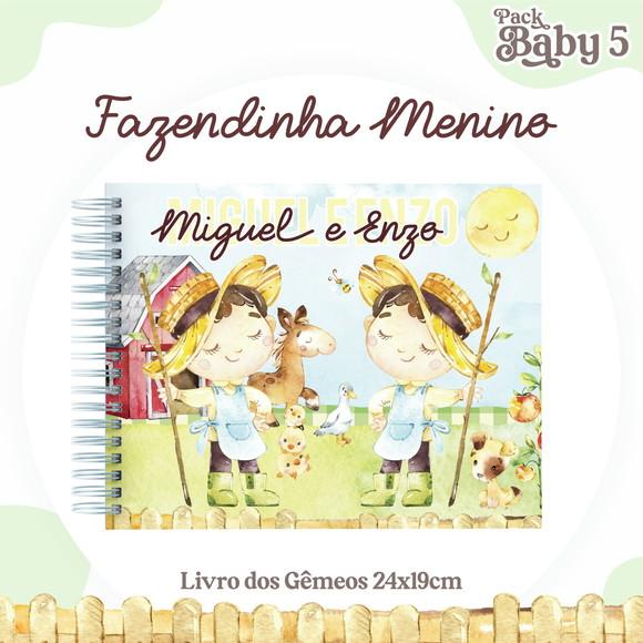 Arquivo Digital - Livro do Bebe - Fazendinha Gêmeos 02