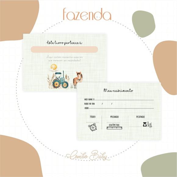 Arquivo Digital - Livro do Bebê - Fazenda (2 Tamanhos)