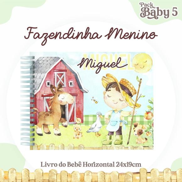 Arquivo Digital - Livro do Bebe - Fazendinha Menino