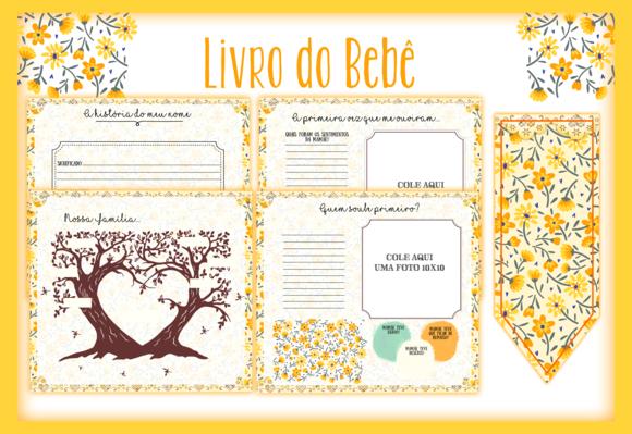 Arquivo Digital - Livro do Bebe - Floral