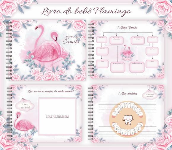 Arquivo Digital - Livro do Bebê - Flamingo