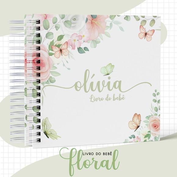 Arquivo Digital - Livro do Bebe - Floral 05