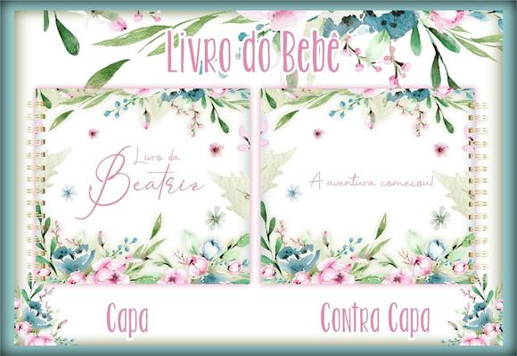 Arquivo Digital - Livro do Bebe - Floral Color